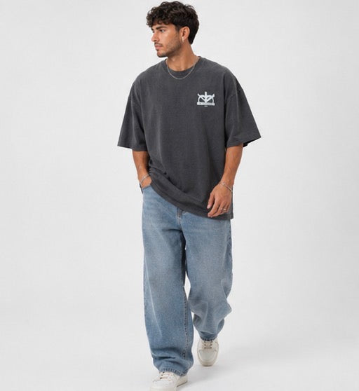 T-shirt Oversize Essential – Noir Vintage