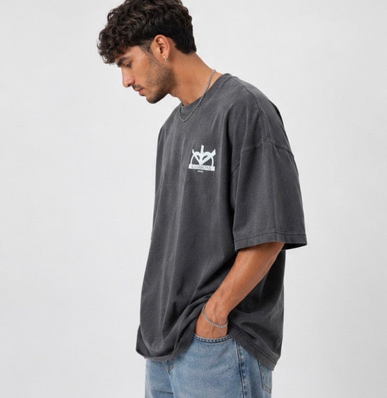 T-shirt Oversize Essential – Noir Vintage