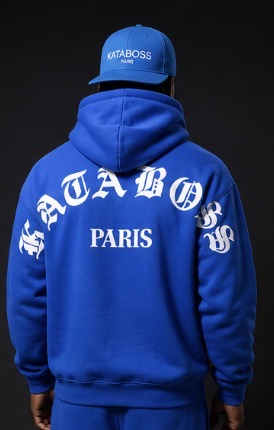Sweat-shirt Kataboss Paris – Bleu Streetwear Premium