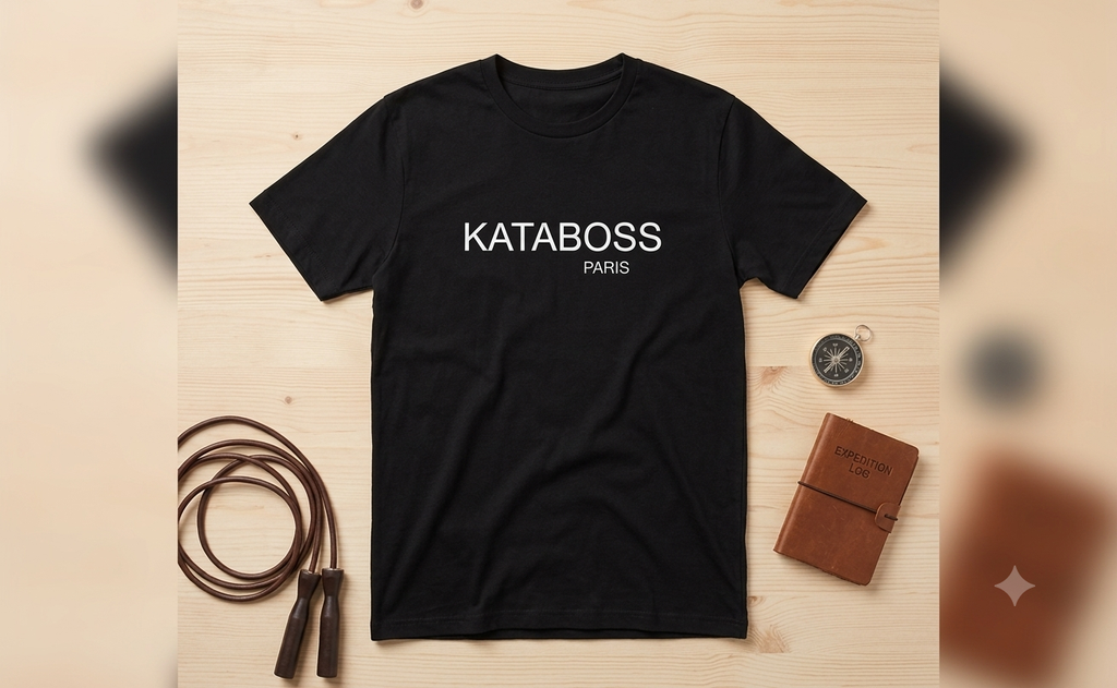 T-shirt KATABOSS Paris petit logo de Tour Eiffel.
