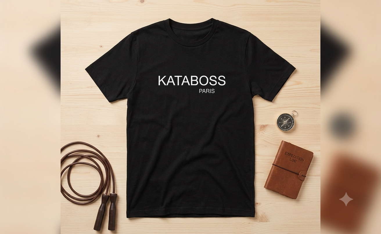 T-shirt KATABOSS Paris petit logo de Tour Eiffel.