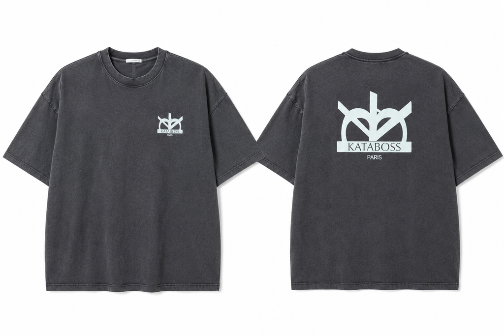 T-shirt Oversize Essential – Noir Vintage