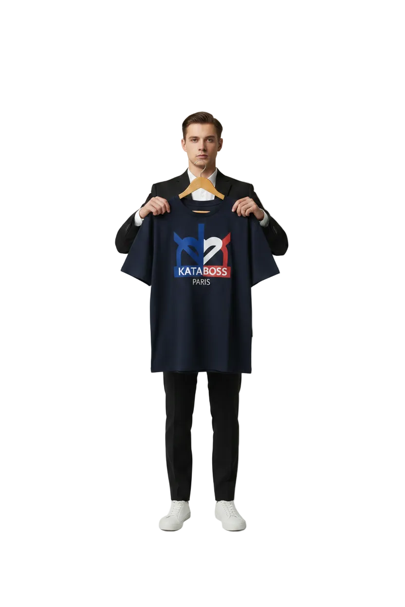 T-shirt oversize tricolore