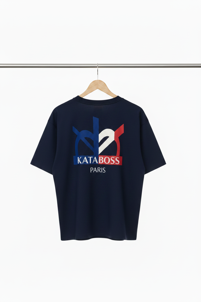 T-shirt oversize tricolore
