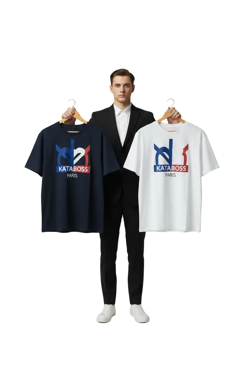 T-shirt oversize tricolore
