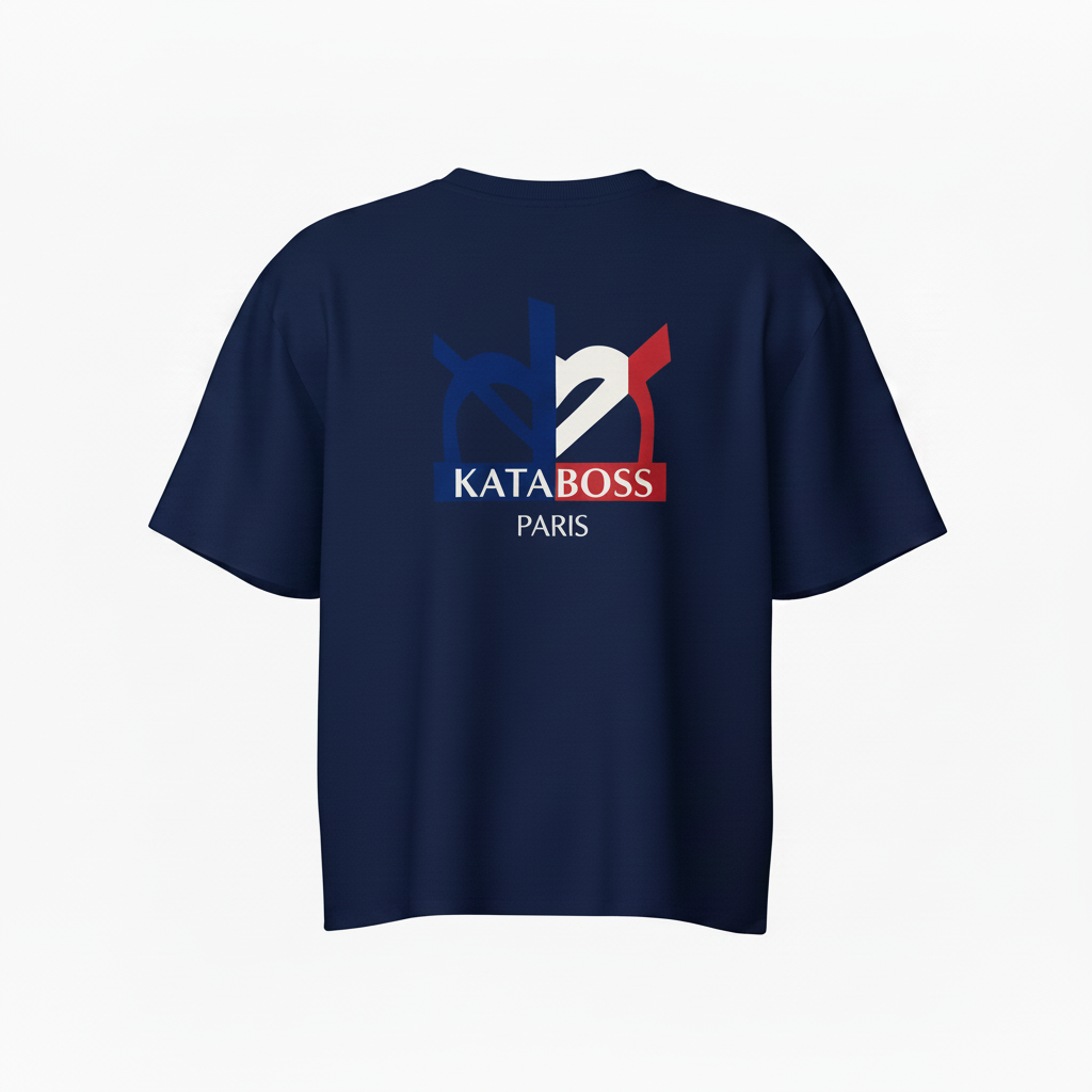 T-shirt oversize tricolore