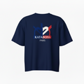 T-shirt oversize tricolore