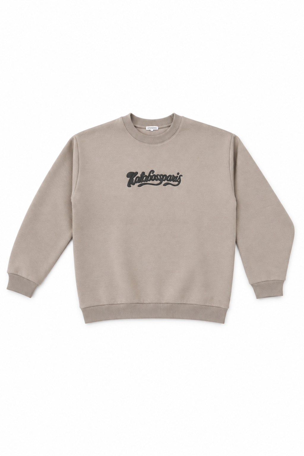 Pull colle rond signature 